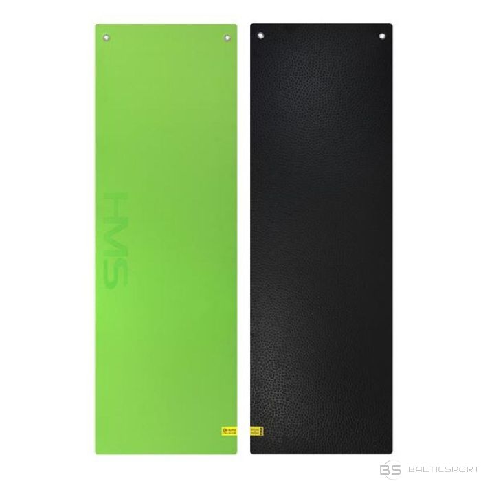 HMS Клубный фитнес-коврик с отверстиями Premium MFK03 Green-Black (N / A)
