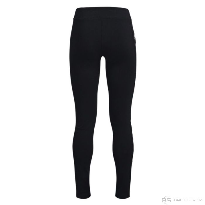 Леггинсы с логотипом Under Armour Y SportStyle Jr 1363379 001 (S)