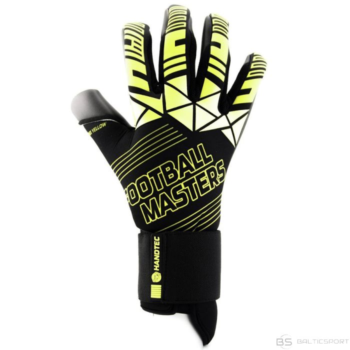 Football Masters FM Fenix ​​Yellow S782929 Cimdi / Melna / 10