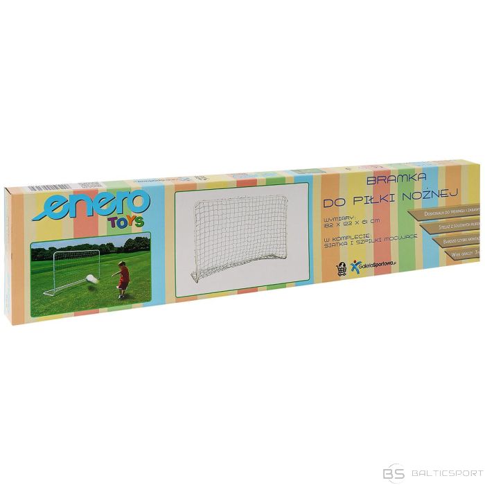Enero FOOTBALL GOAL WITH NET 182x122x61CM WHITE
