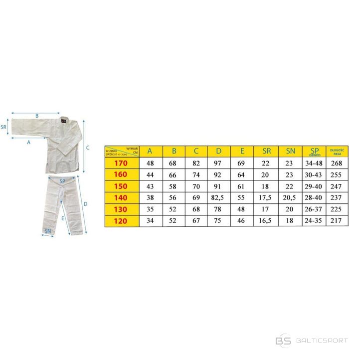 Enero AIKIDO DŽUDO KIMONO 160CM ZILS
