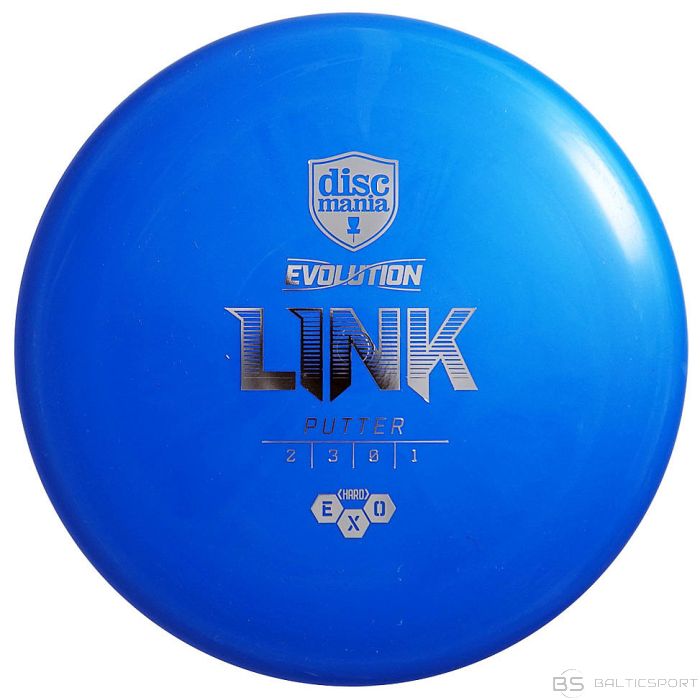 Discgolf DISCMANIA Putter HARD EXO LINK Evolution Blue 2/3/0/1