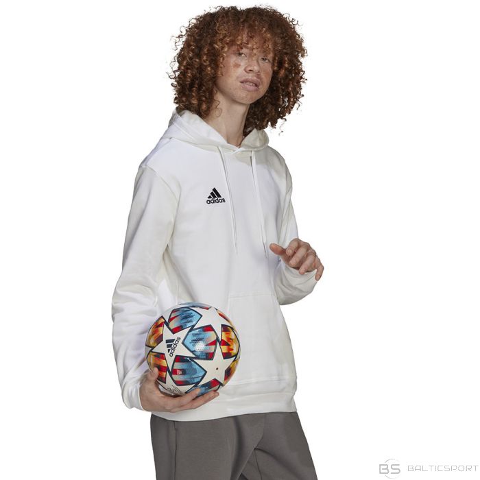 Džemperis Adidas Entrada 22 Hoody HG6302 / Balta / XXL