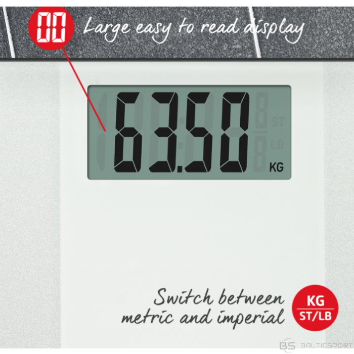 Salter 9009 WH3R Ultimate Accuracy Electronic Bathroom Scales white