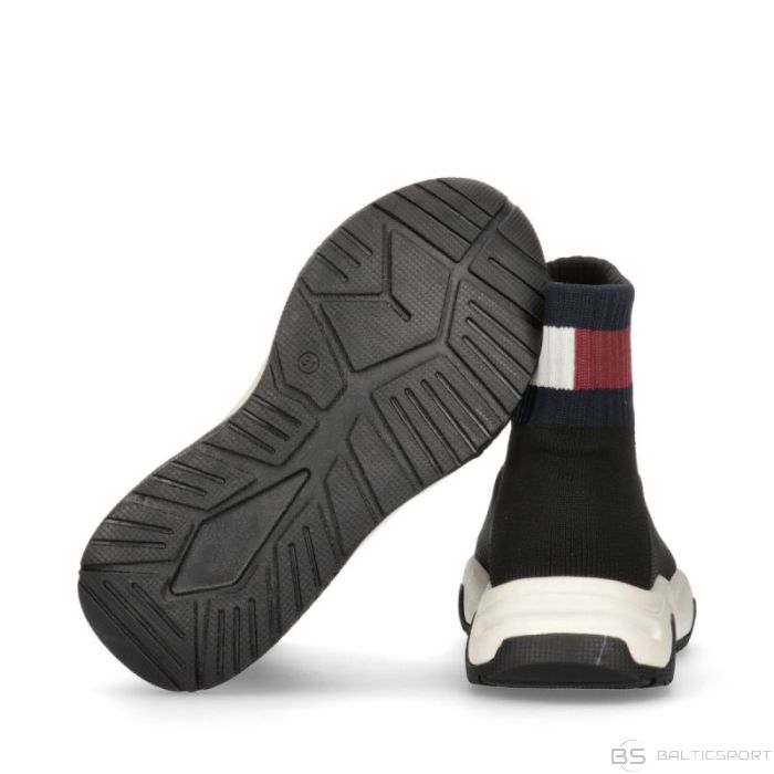 Tommy Hilfiger Zeķes Sneaker Black W apavi T3A9-33007-0702999-999 (38)