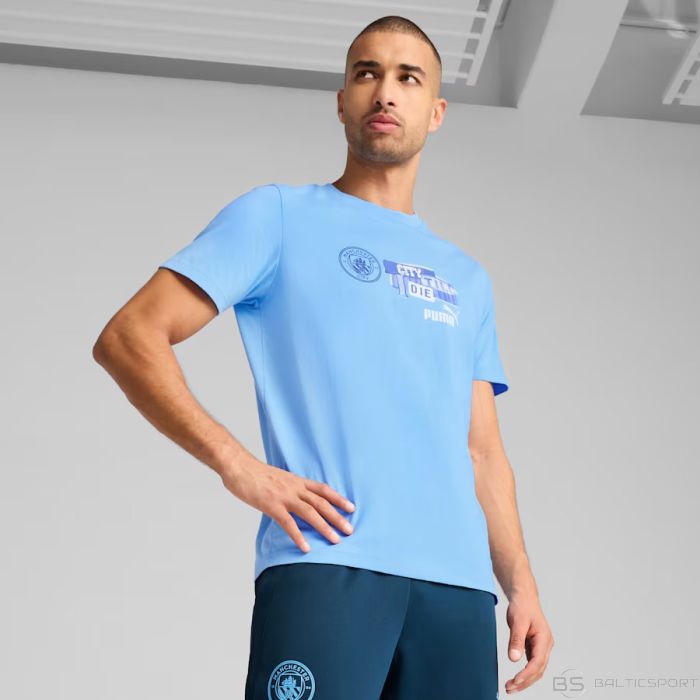 Koszulka Puma Manchester City ftbNGRY Tee 779119-39 / niebieski / XXL