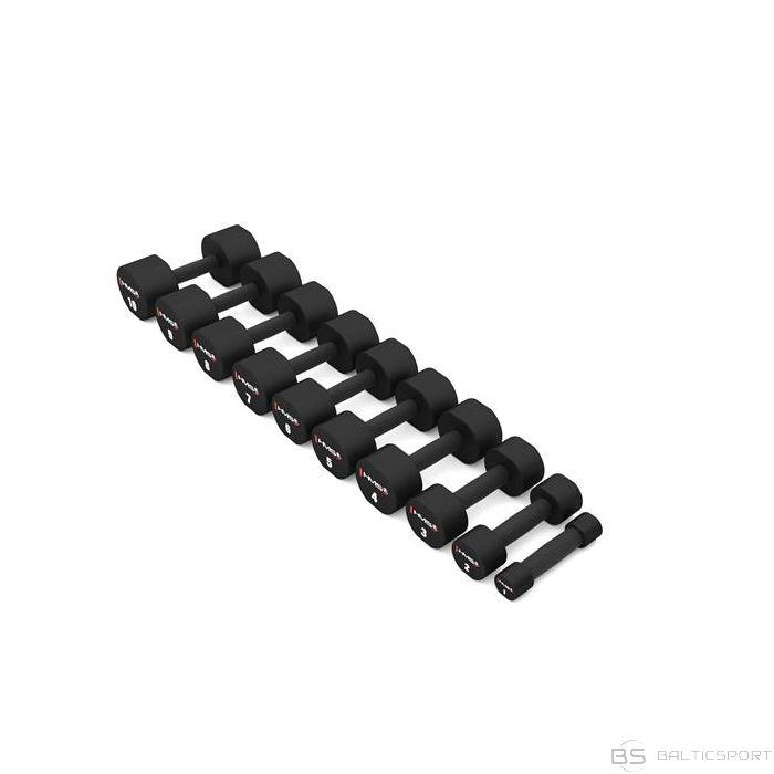 HMS HPT09 2 x 9 KG POLIURETĀNA HANTELES TPU