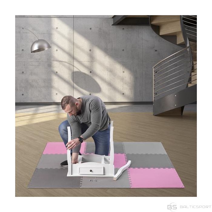 MP10 MULTIPACK L. GRAY-PINK- D.GRAY ЗАЩИТНЫЙ КОВРИК ДЛЯ ГОЛОВОЛОМОК 60x60x1,0 СМ (НАБОР 9 ШТ.)