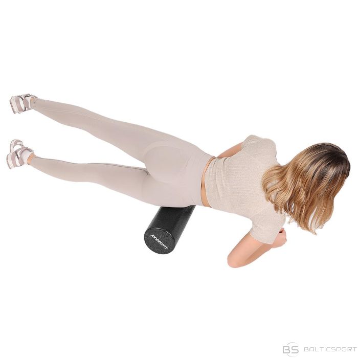 Enero Fit ROLLER FITNESS JOGA EPP BLACK 15x60CM