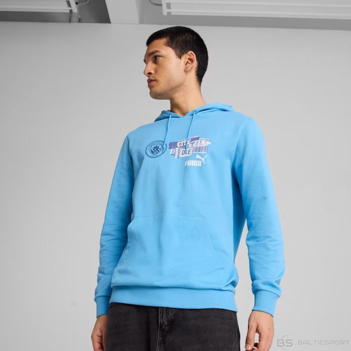 Bluza Puma Manchester City FtblNRGY Hoodie 779120-39 / niebieski / L