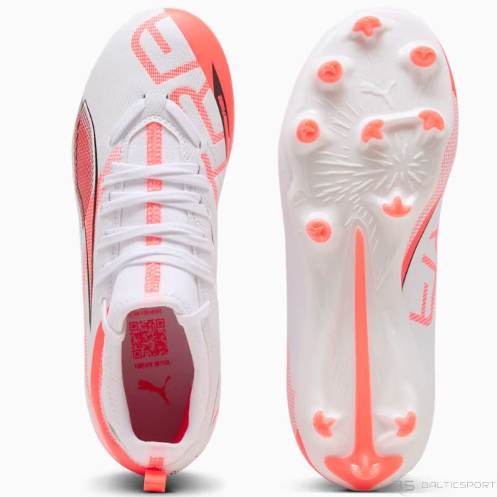 Buty Puma Ultra 5 Match Jr FG/MG 108167-01 / biały / 36