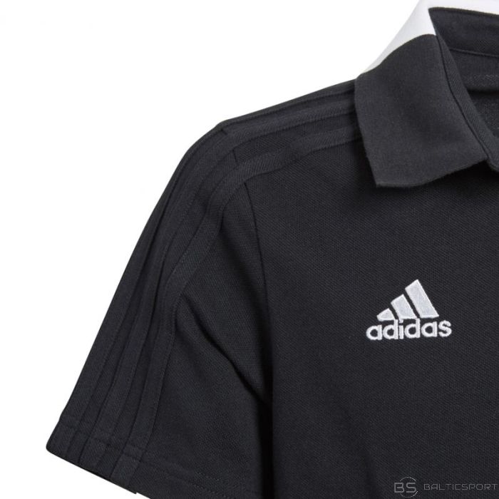 Adidas T-krekls Condivo 18 Cotton Polo JR CF4373 melns (140cm)