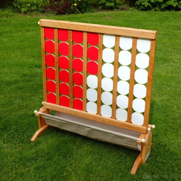 Spēle Četri RIndā 4 rindā Holz Bi-Ba-Butze "Four in a Row" Board Game 90×90 cm