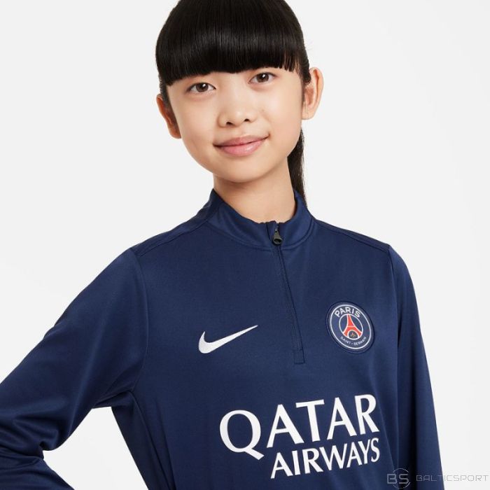 Nike PSG DF Academy Pro Drill Top Jr FQ0029-411 sporta krekls (S (128-137))