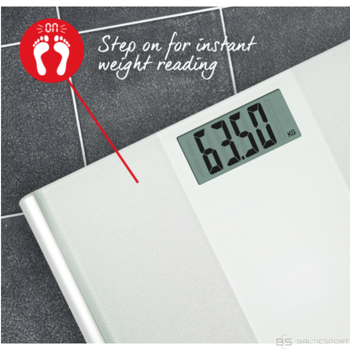 Salter 9009 WH3R Ultimate Accuracy Electronic Bathroom Scales white
