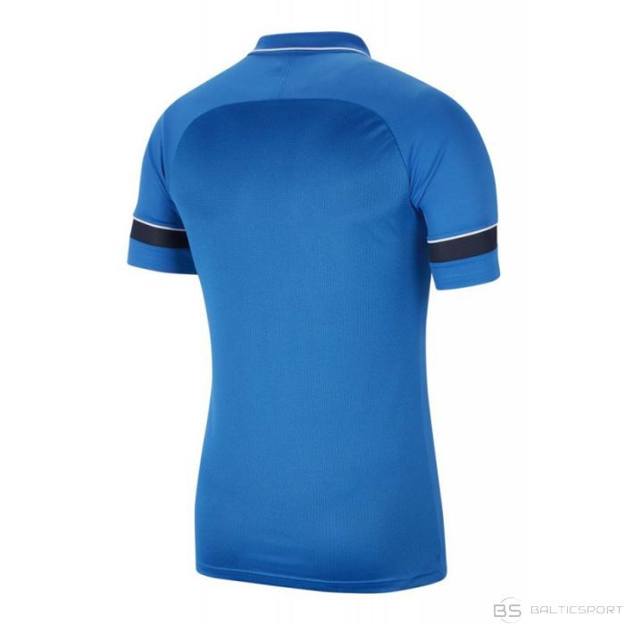 Nike Academy 21 Jr CW6106-463 polo krekls (S (128–137 cm))
