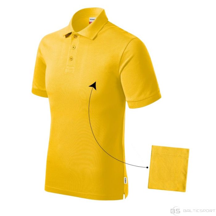 Malfini Resist Heavy Polo M MLI-R20LY polo krekls dzeltens (2XL)