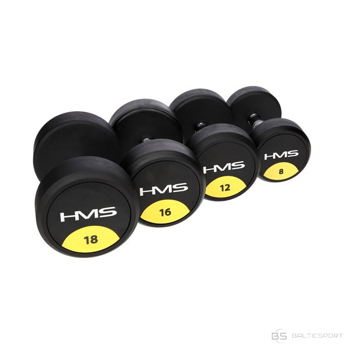 HMS HG PRO 9 KG GUMIJAS HANTELES