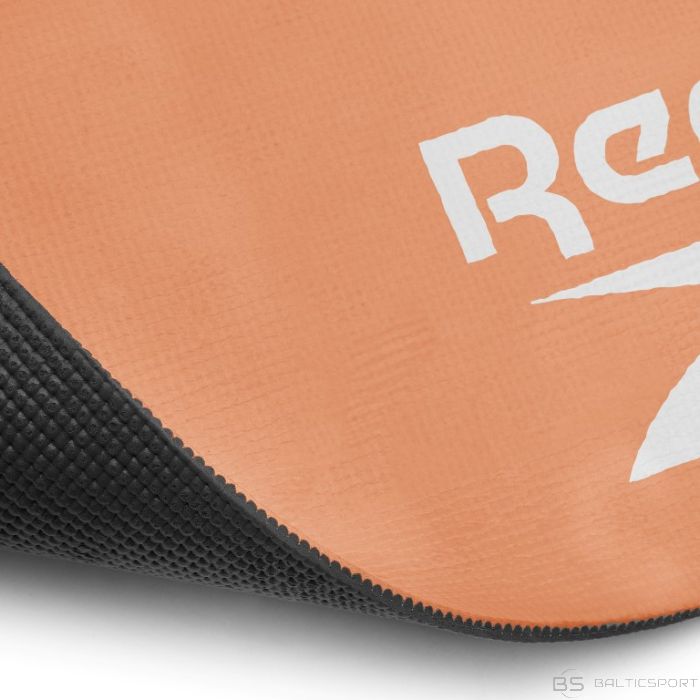 Yoga mat REEBOK RAYG-11060BKDD double sided black/desert dust