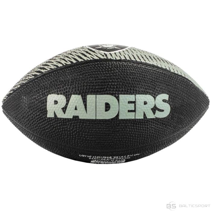 Wilson Ball NFL Team Tailgate Las Vegas Raiders Jr Ball WF4010017XBJR (7)