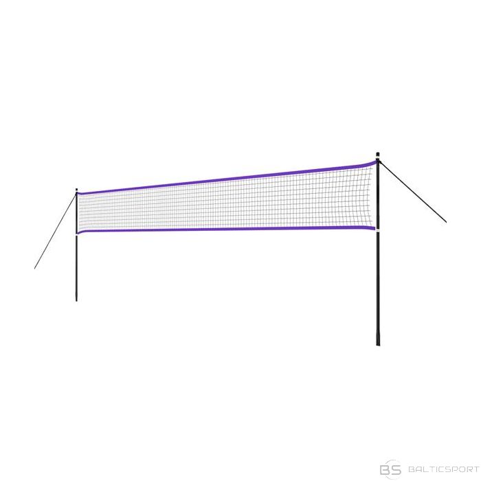 Nils NT300 BADMINTONA TĪKLS 600x60cm + PILNS VĀKS