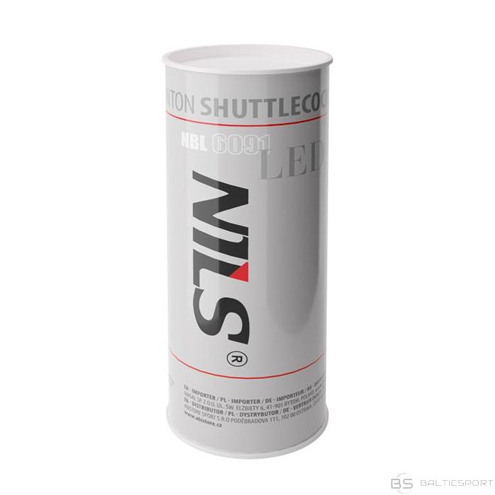 Nils NBL6091 NYLON SHUTTLOCKS LED 3 gab