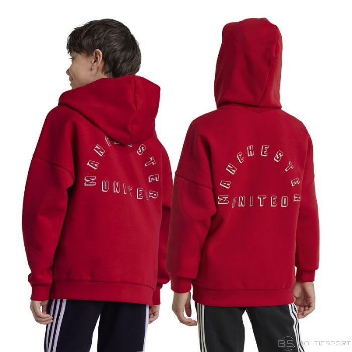 Adidas Manchester United Anthem Jacket Jr IT4188 sporta krekls (140 cm)