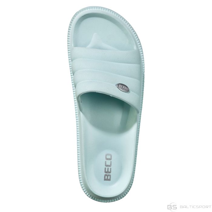Slippers unisex BECO 90606 888 petrol/aqua 38d
