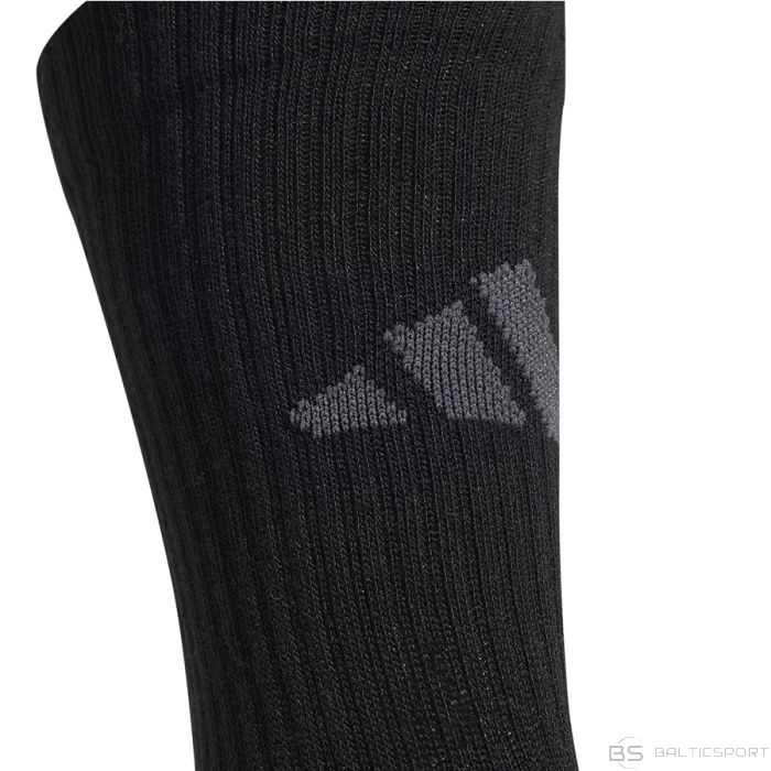 Skarpety adidas ESS CC Crew 3PP JC6455 / czarny / 40-42