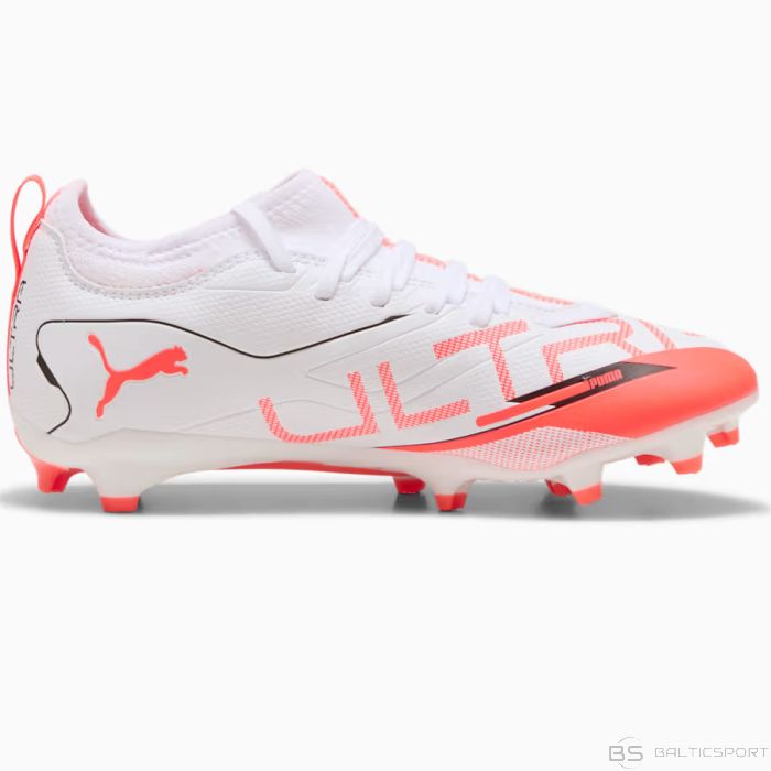 Buty Puma Ultra 5 Match Jr FG/MG 108167-01 / biały / 36