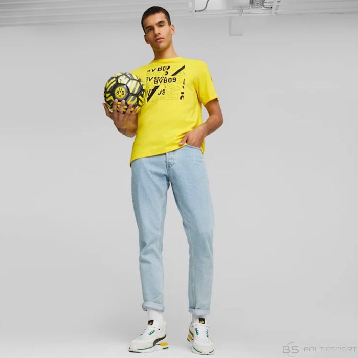 Koszulka Puma Borussia Dortmund FtbCore Graphic Tee 771857-01 / M / czarny