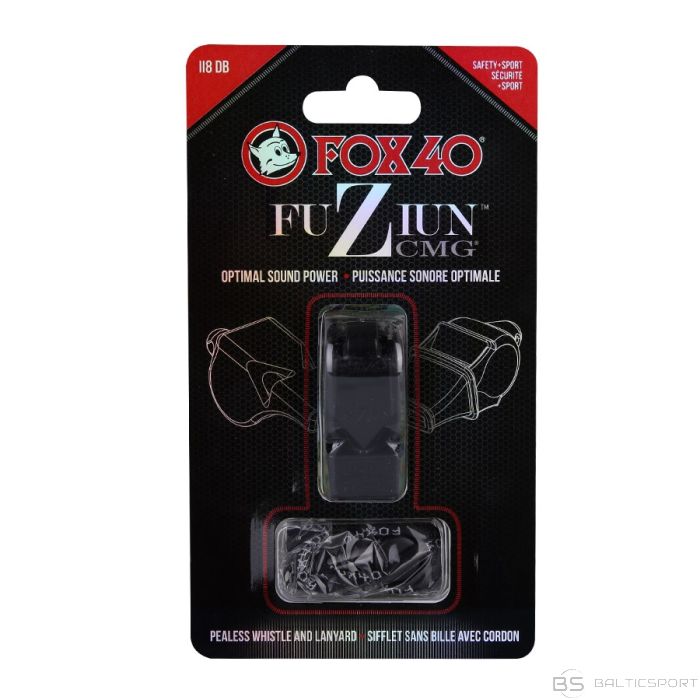 Fox40 Svilpe Lapsa 40 Fuziun CMG / 118 dB / Melna