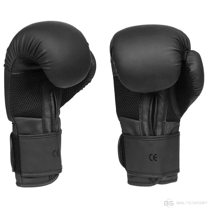 Boksa cimdi DBX Bushido Black Master B-2V12, PU āda - dažādi svari