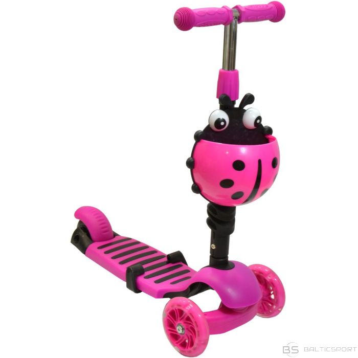 Enero BALANCING SCOOTER 3-IN-1 BIEDRONKA PINK