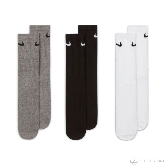 Nike Everyday Lightweight Crew 3Pak SX7676-964 Socks (M ( 38 - 42 ))