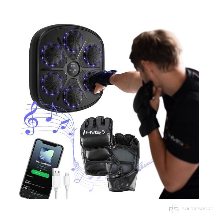 HMS TB03 INTELIGENTS MŪZIKAS BOKSA MAŠĪNAS BLUETOOTH AR CIMDIEM