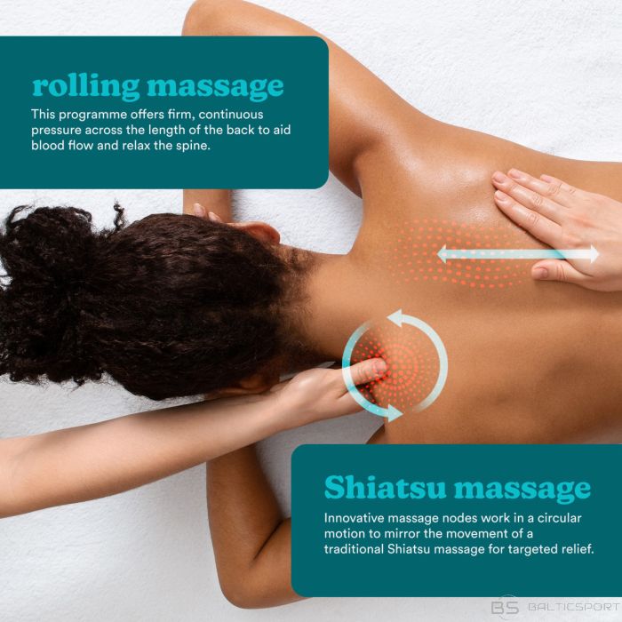 Homedics SBM-75H-EU Shiatsu Experience Body Massager + Heat
