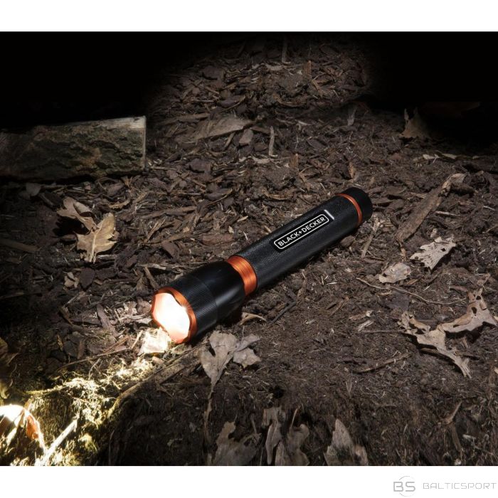 Black +  Decker TACTICAL ALUMINUM FLASHLIGHT 12W 1200LUMEN BLACK + DECKER