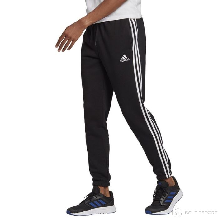Adidas Брюки с зауженными эластичными манжетами и 3 полосками Essentials M GK8822 (S)