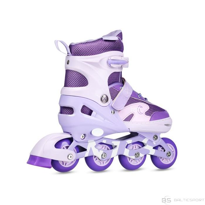 Nils Extreme NA0189 LED ROLLERBLADE-SET MOONBEAM PURPUR GRÖSSE L (39-42)