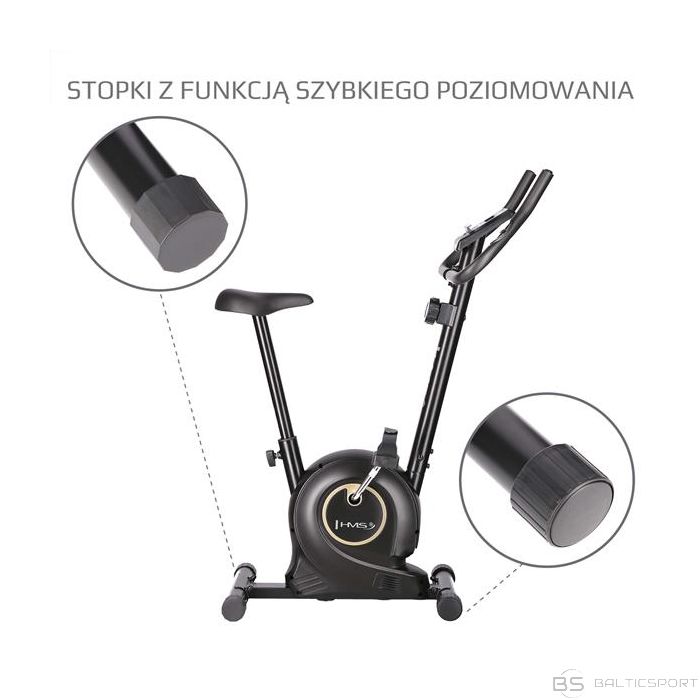 Velo trenažieris /HMS M8750 MELNS MAGNĒTISKAIS VELOSIPĒDS