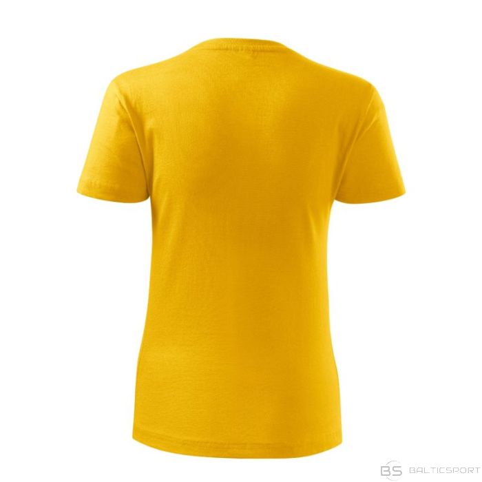Malfini Klasisks jauns T-krekls W MLI-13304 dzeltens (XS)
