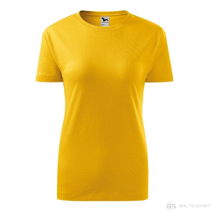 Malfini Klasisks jauns T-krekls W MLI-13304 dzeltens (XS)