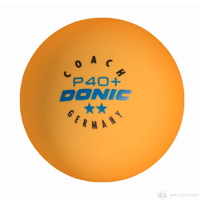 Table tennis ball DONIC P40+ Coach 2 star  6 pcs Orange
