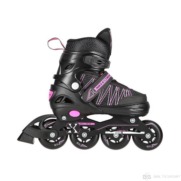 Nils Extreme NH11912 A 2IN1 MELNAS/ROZĀS IZMĒRA S(31-34) SLIDAS/HOKEJA SLIDAS