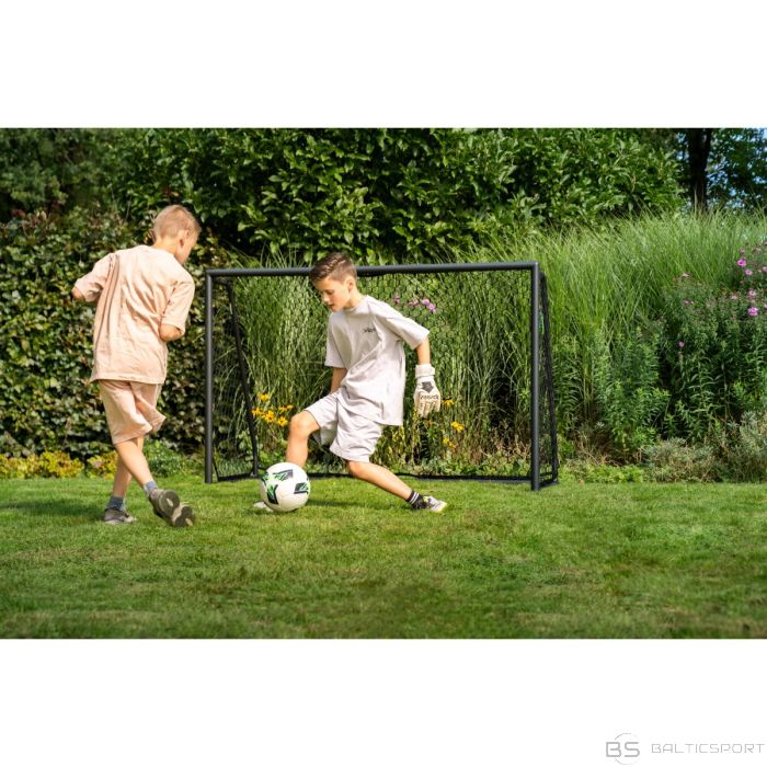 Futbola vārti EXIT Scala aluminium 180x120cm -  melni