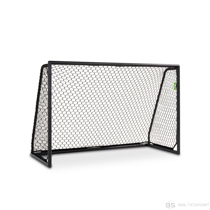 Futbola vārti EXIT Scala aluminium 180x120cm -  melni