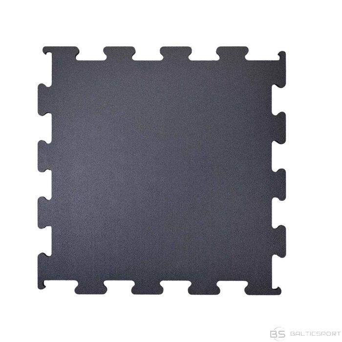 Grīdas segums interlock SEG - melns - 100 x100 cm
