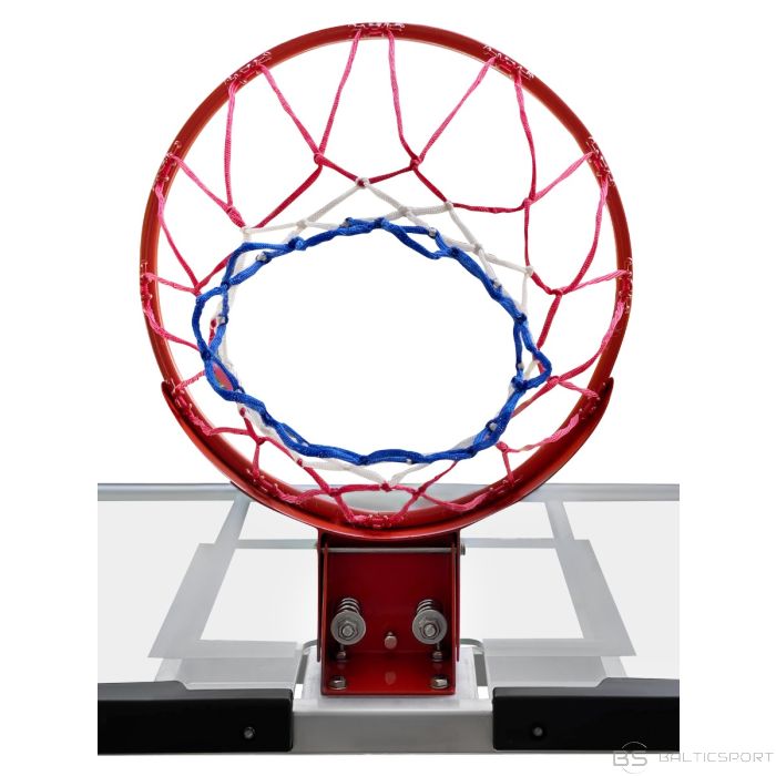 Inground betonējams basketbola statīvs/ konstrukcija ,ar stikla vairogu EXP 136x80cm, 8mm rūdīts stikls