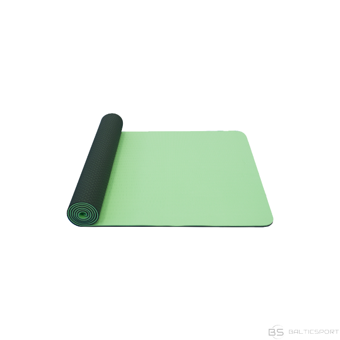 Jogas paklājs 6mm (divu toņu) / fitnesa paklājs 0,6cm / yoga mat 0,6cm
